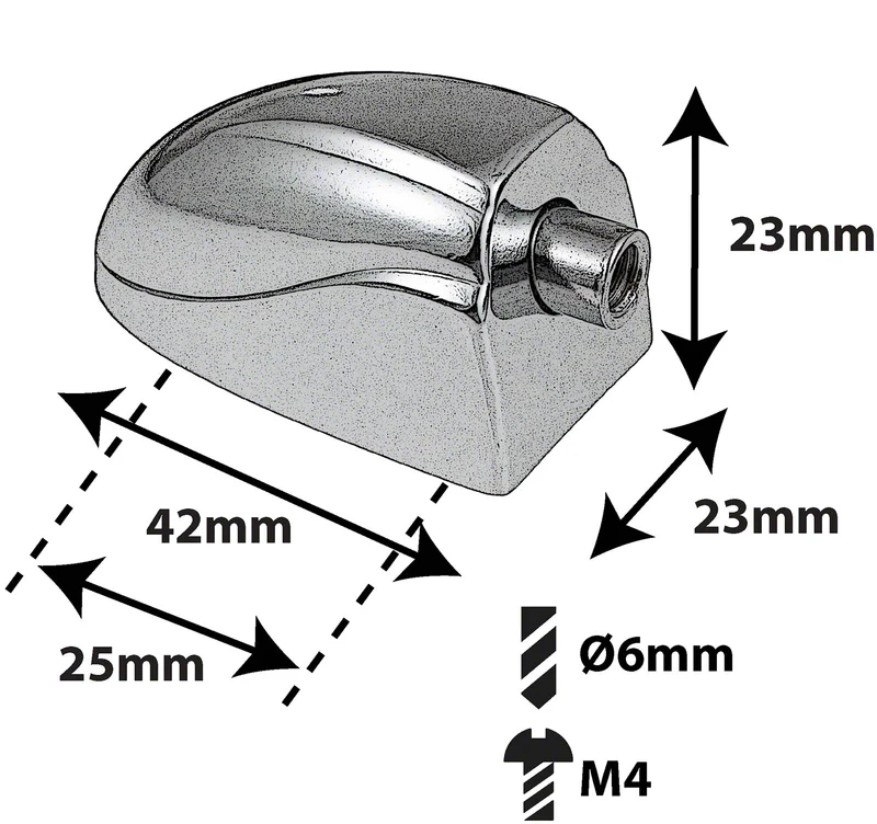 L20SDTT - Coquille Caisse Claire / Tom - 25mm (X1)