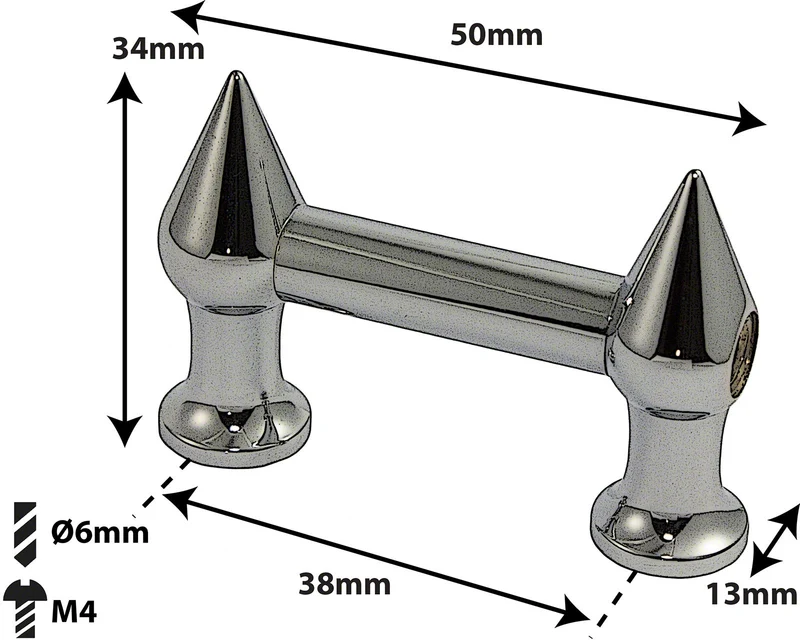 Coquille Tube Grosse Caisse - 38mm - Mono Tirant (X1)