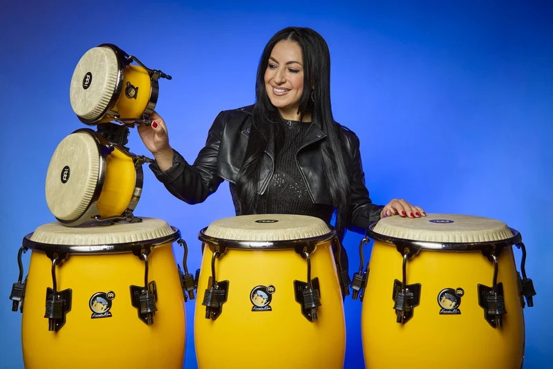 AA400SY - Bongos Meinl Artist A.Alban Jaune