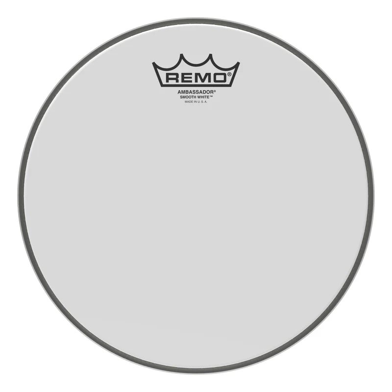 Peau Caisse Claire Remo Ambassador Smooth White 10"