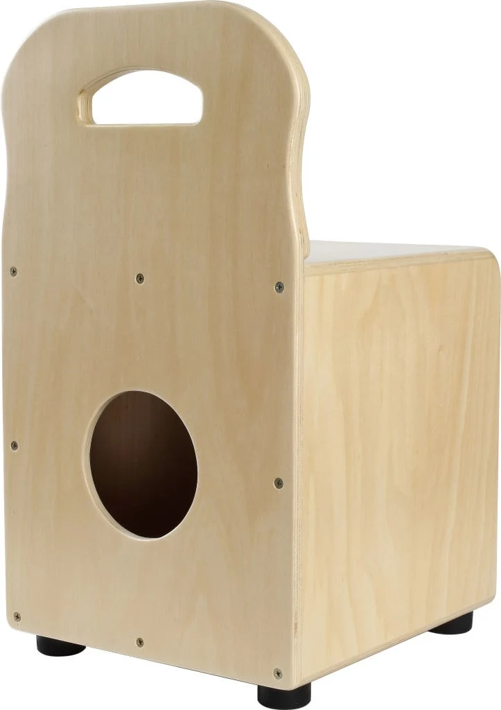 Stagg Brasswood Kid's Cajon With EasyGo Backrest