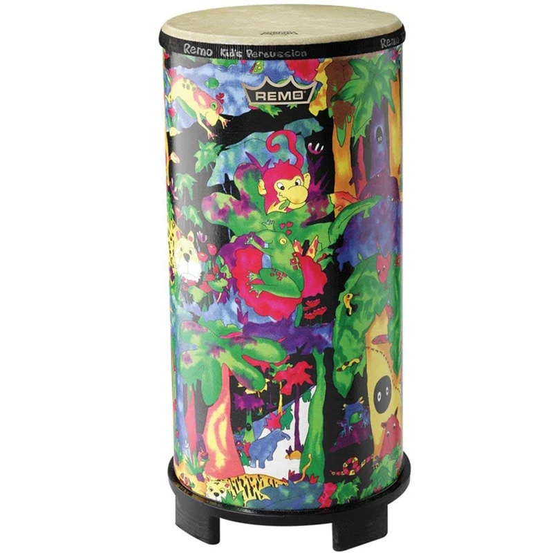Kids Percussion Tubano Drum - Rain Forest Finish, 10"