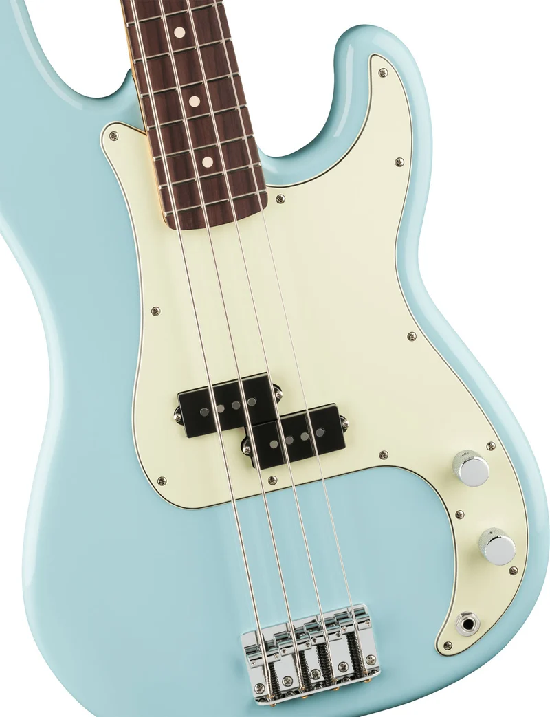 Precision Bass 75 Anni Player II, RW Daphne Blue
