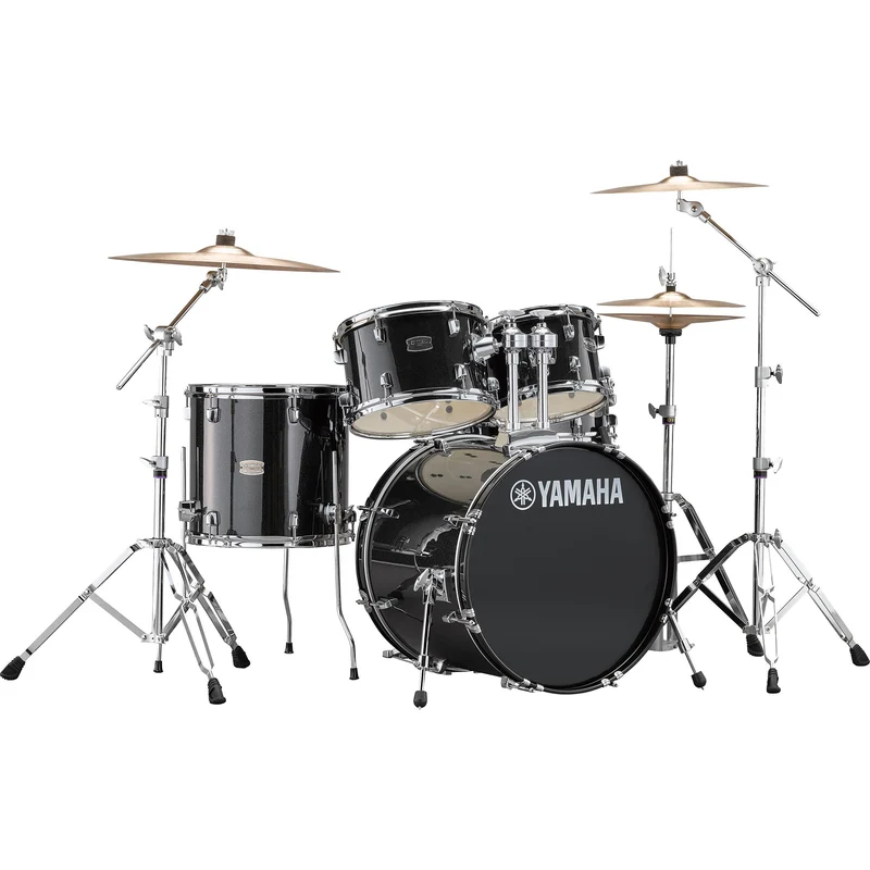 Yamaha Rydeen Drum Kit (10", 12", 14", Snare Drum, 20") with Hardware, Cymbals and Drum Stool