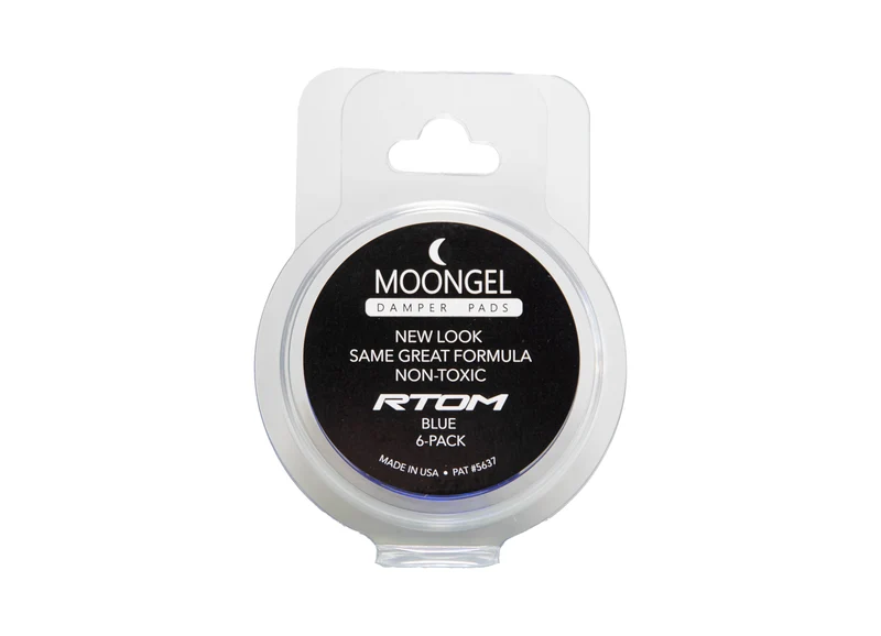Tampons Amortisseurs Moongel RTOM (Paquet de 6) - Blue