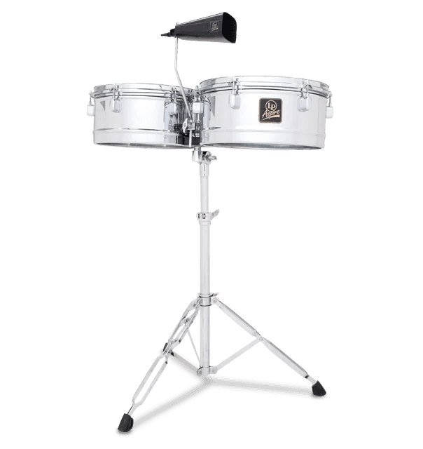 Timbales LP Aspire 13" & 14" avec Support et Cloche à Vache