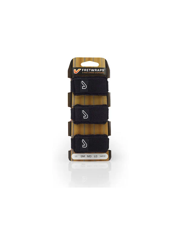 FretWraps 3-Pack Black - Small