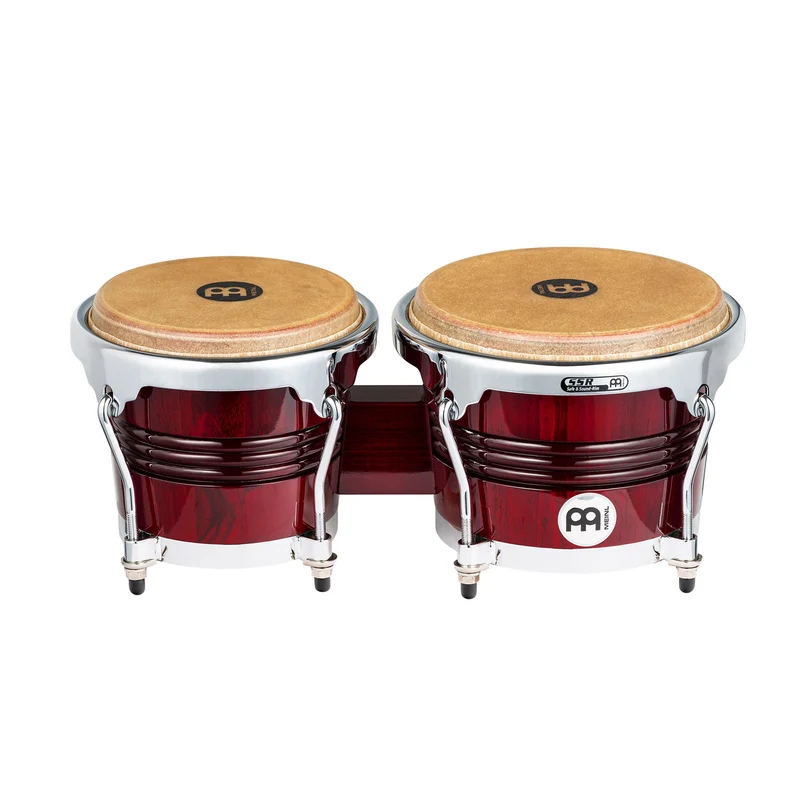 WB200WRP-CH - Marathon Exclusive Serie Bongo 6 3/4" Macho & 8" Hembra - Wine Red