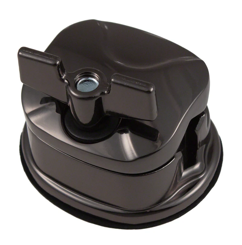 TB9Bk - Coquille Carrée Deluxe Support Tom Noir 50mm (X1)