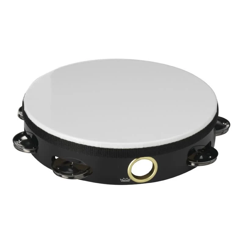 Tambour Basque Remo Economy Quadura Simple Noir 8"