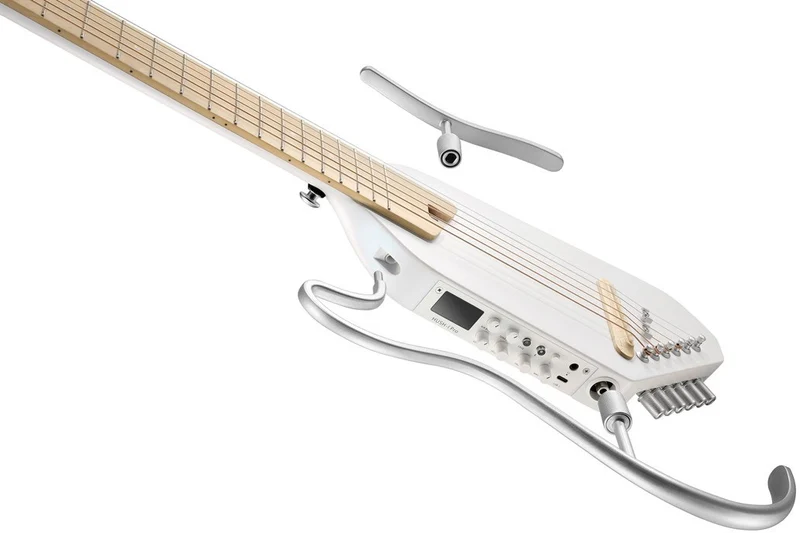 HUSH-I Pro Travel Guitar White