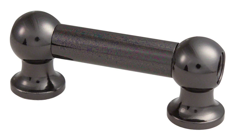 TL12D38-Bk Coquille Tube 38mm Noir Double Tirant (X1)