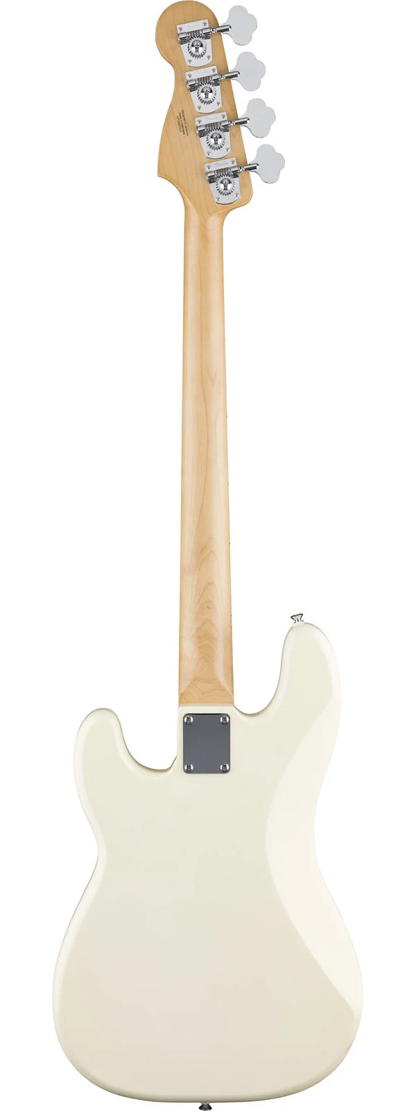Standard Precision Bass MN Black Pickguard Olympic White