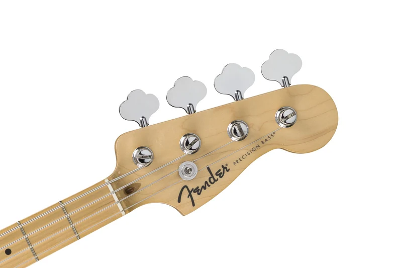 Standard Precision Bass MN Black Pickguard Olympic White
