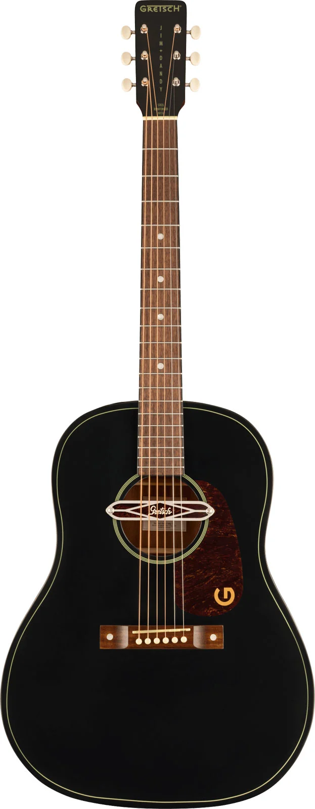 Dreadnought Deltoluxe Signature Jim Dandy WN Black Top - Reconditionné