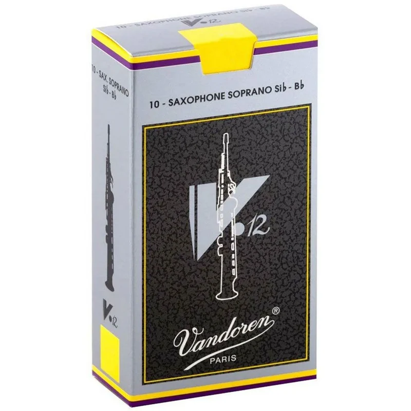 Vandoren V12 Soprano Sax Reeds Strength 2.5 10 Pack
