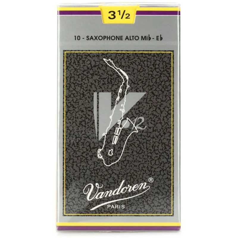 Vandoren V12 Alto Sax Reeds Strength 3.5 10 Pack