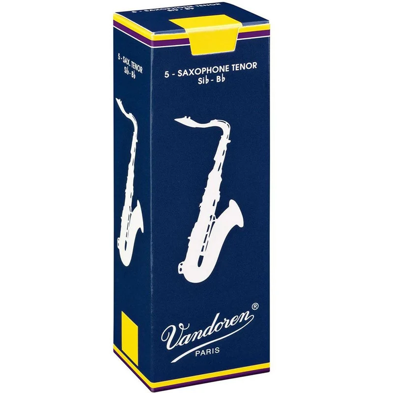 Vandoren Traditional Tenor Sax Reeds Strength 3.5 5 Pack