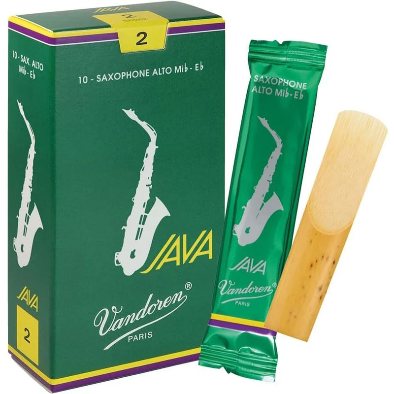 Vandoren Alto Sax Reed JAVA Strength 2 10 Pack