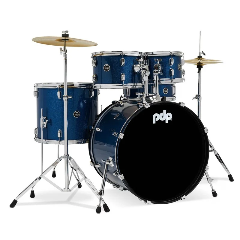PDP Center Stage 5-Piece 22" Drumkit w/ Hardware Cymbals & Throne (Royal Blue)