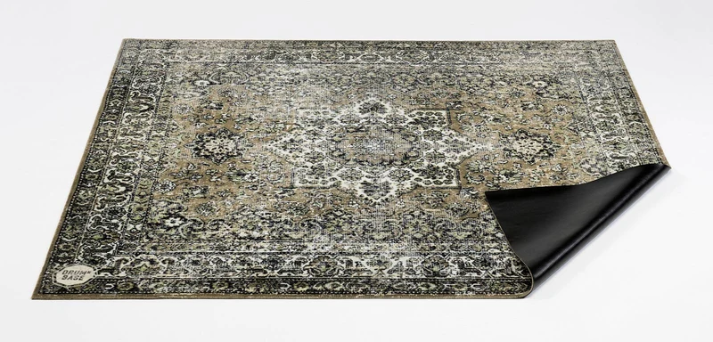 Tapis Vintage Persian 1.85 X 1.60M Antidérapant - Green