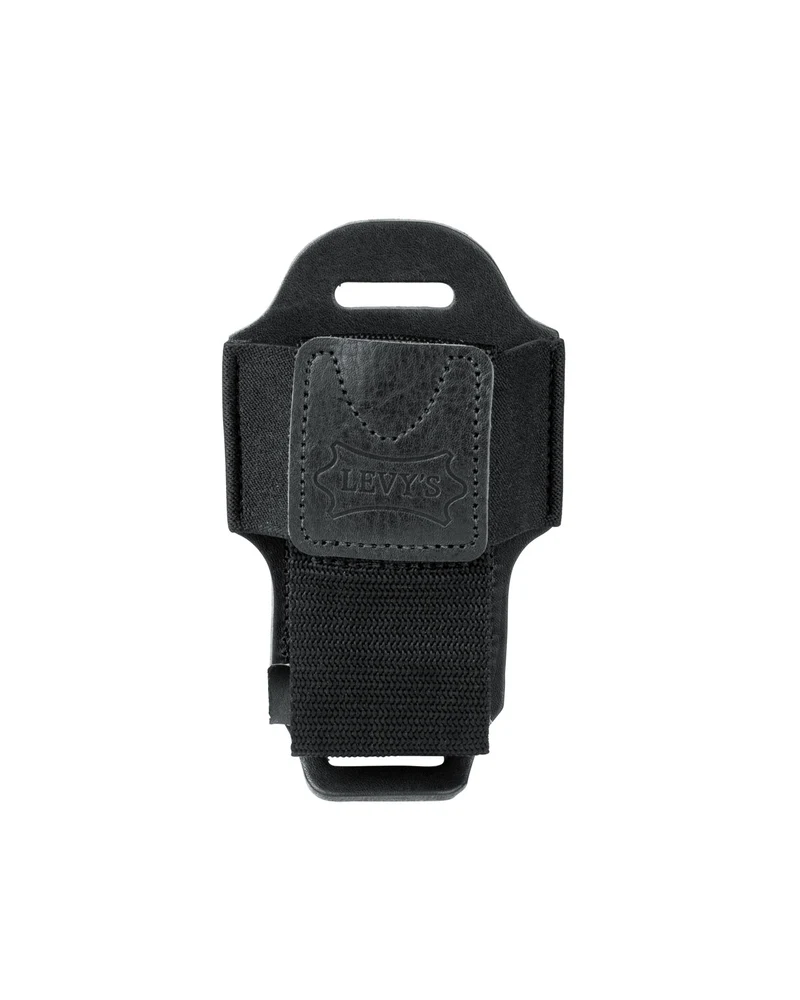 MM14-BLK Etui Emetteur Guitare Cuir Black Black