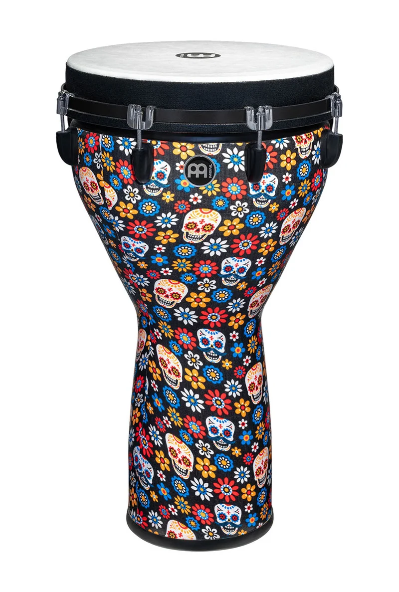 Jumbo Djembe Synthe 14" Day Of Dead