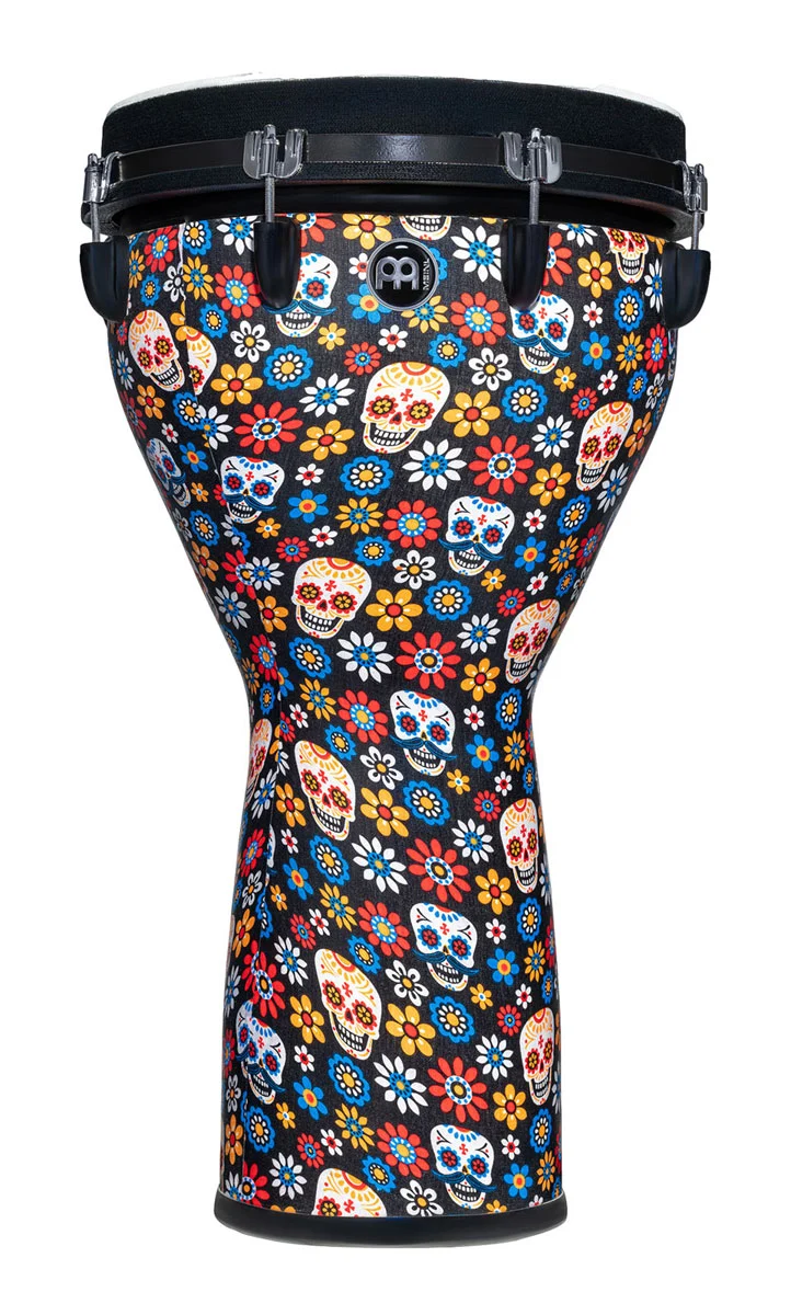 Jumbo Djembe Synthe 14" Day Of Dead