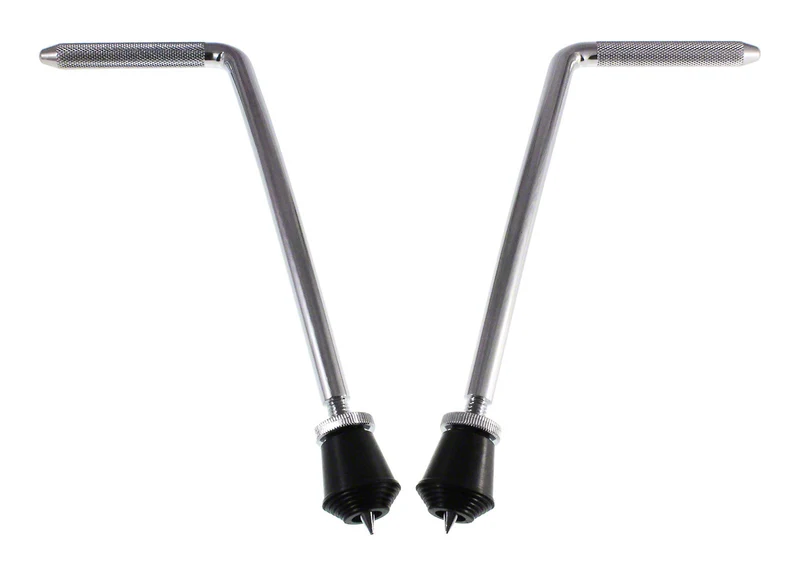 BDS7-15 Pieds Grosse Caisse Incurvés 1.5mm (X2)