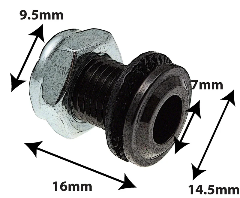 AVH8Bk - Event De Decompression Die Cast 16mm Noir