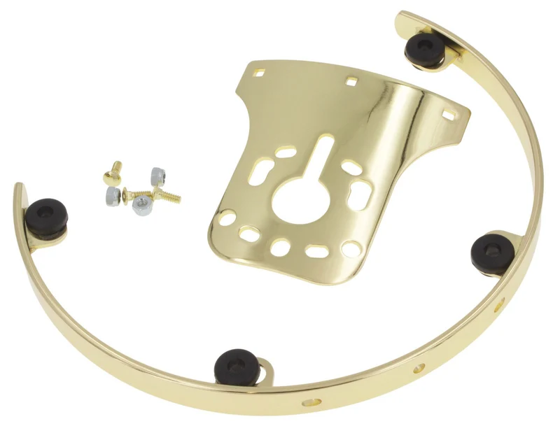 SPT-UN-8-5-BR Suspension Tom 8" 5 Tirants Doré Plaque Universelle