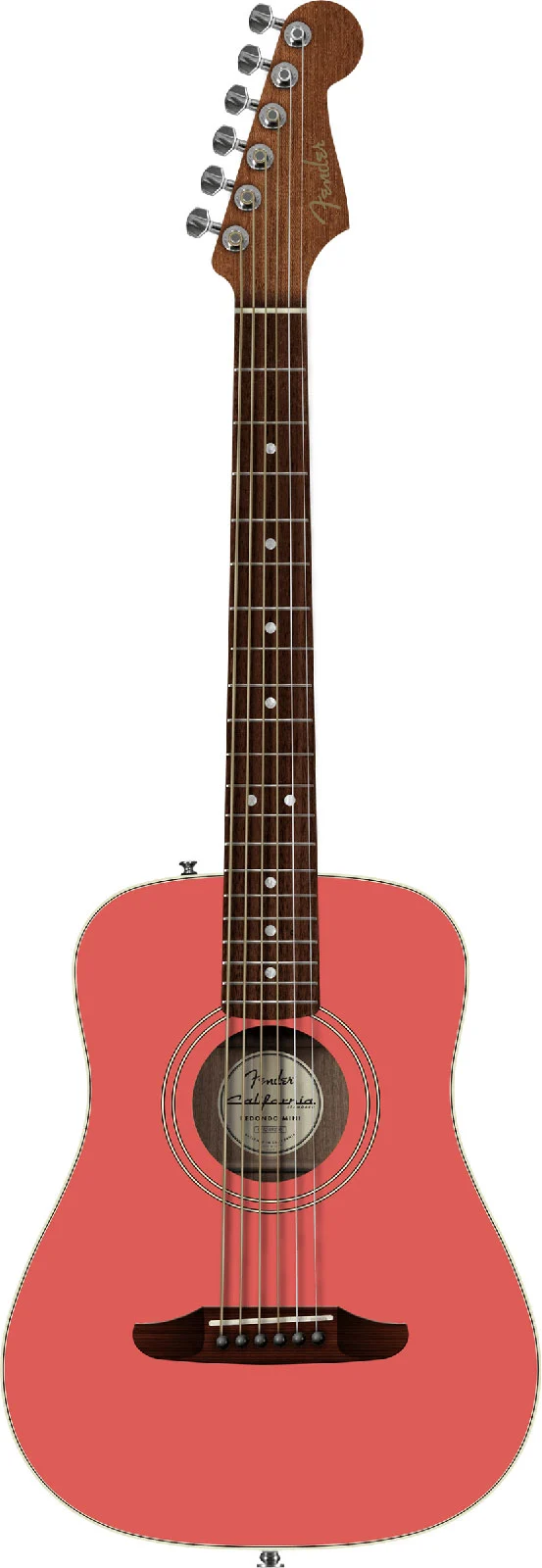 California Standard Redondo Mini with Bag Spruce Top Fiesta Red