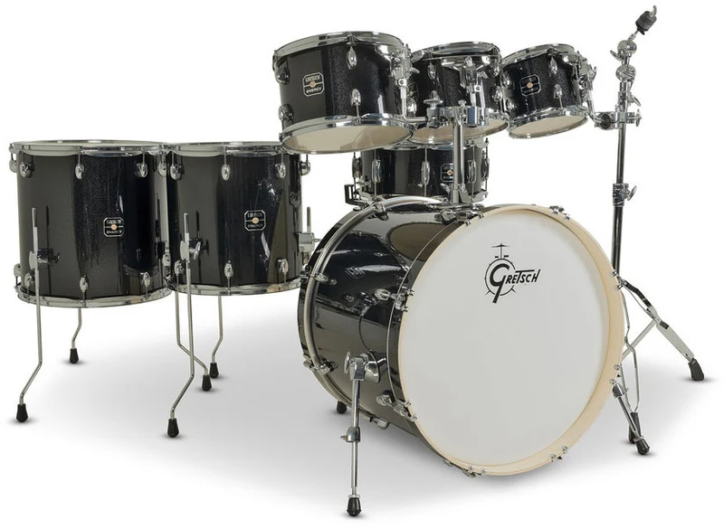 Drum-Set Energy Black Sparkle