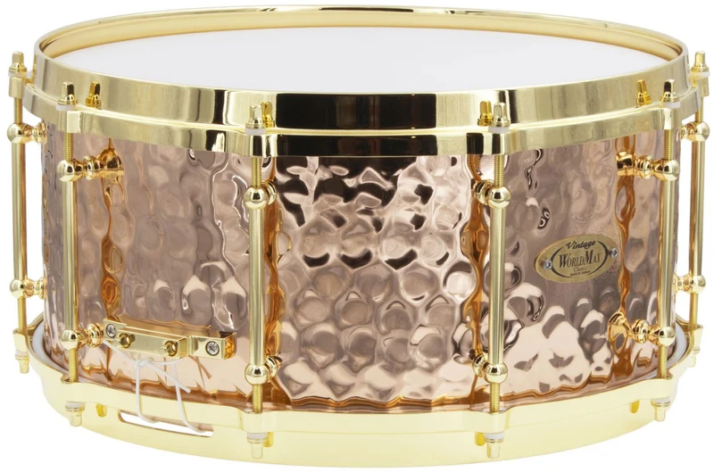 BZH-6514DHBR - Caisse Claire 14" x 6.5" - Fût Bronze Martelé - Cercle Moulé