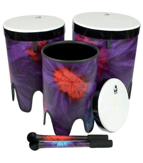 Nesting Drums Tom Tom Freestyle II Set De 3 (12/14/16) TF2NT-3PCWP Woodstock Purple