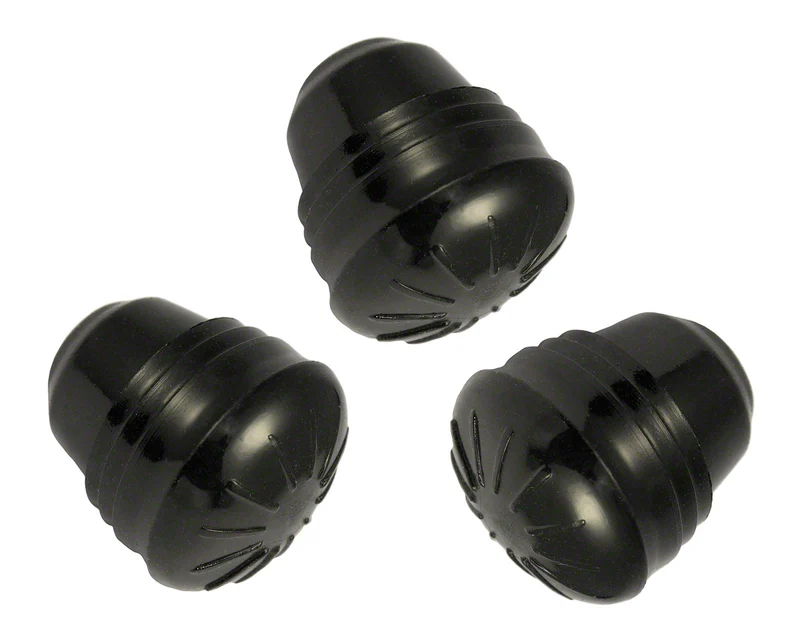 FTR95-127 Pieds Caoutchouc Tom Basse 9.5-12.7mm (X3)