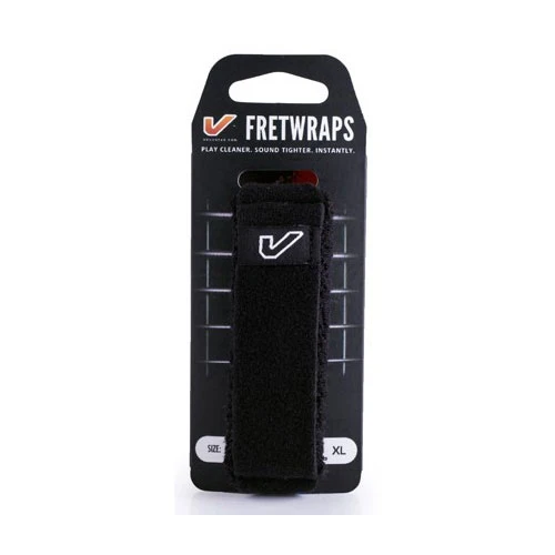 FRETWRAPS STRING MUTER- 1 PACK BLACK (LARGE)
