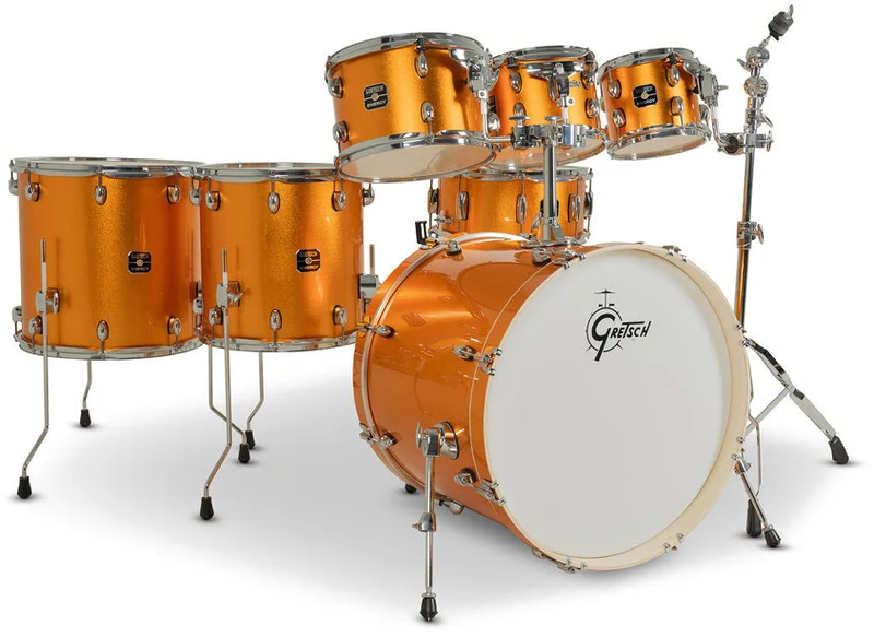 Drum-Set Energy Orange Sparkle