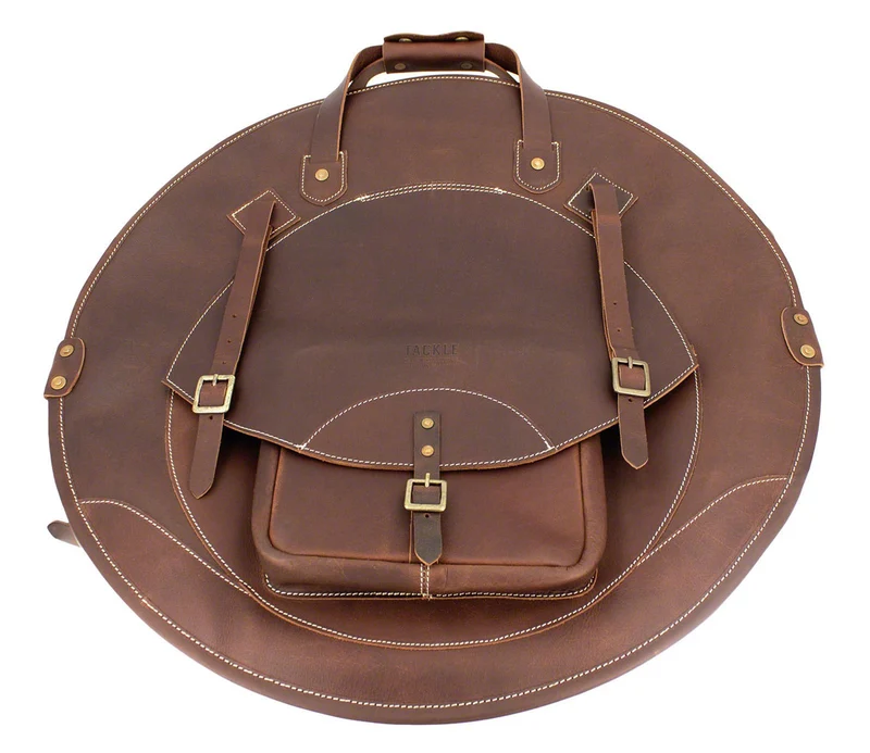 Sac Cymbales En Cuir 24" Sac à dos - Marron