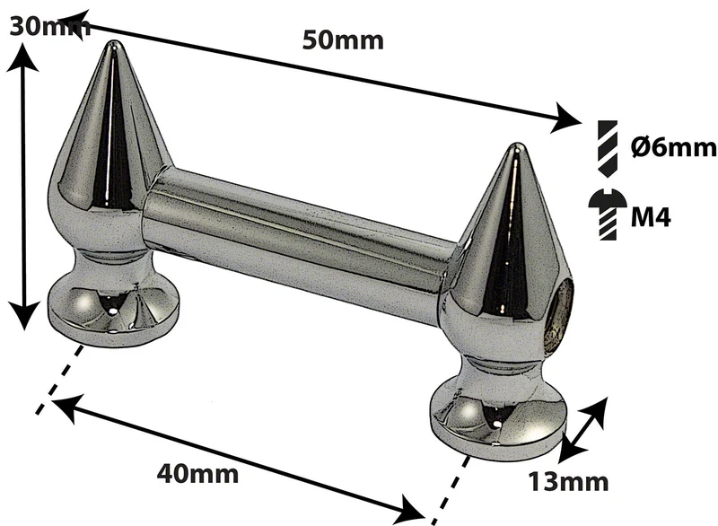 TL4D40 - Coquille Tube - 40mm - Double Tirant (X1)