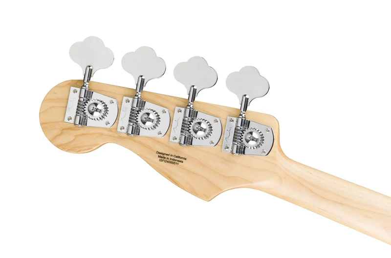 Standard Jazz Bass LRL White Pickguard 3-Color Sunburst