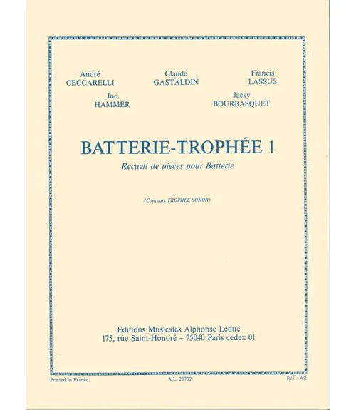 Batterie Trophee Vol.1