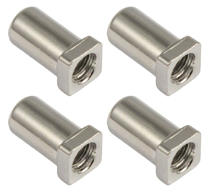 SN-SQ-15B - Cheminée 15mm Tête Carrée - Laiton (X4)
