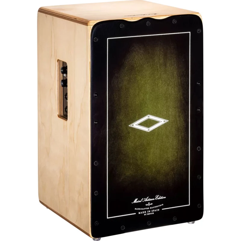 Paesldob - Cajon PRE-amplifie Artisan Olive Burst