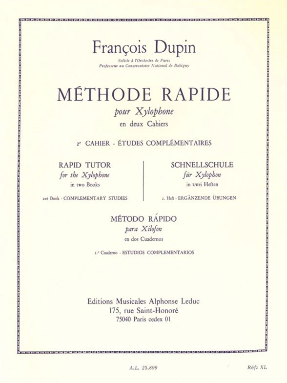 Methode rapide pour Xylophone Vol.2