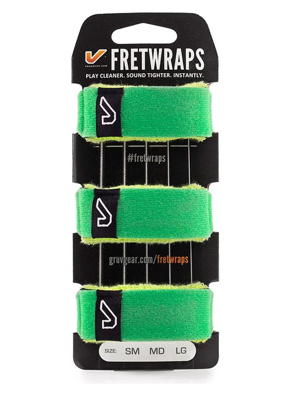 FretWraps 3-Pack Leaf Green - Small