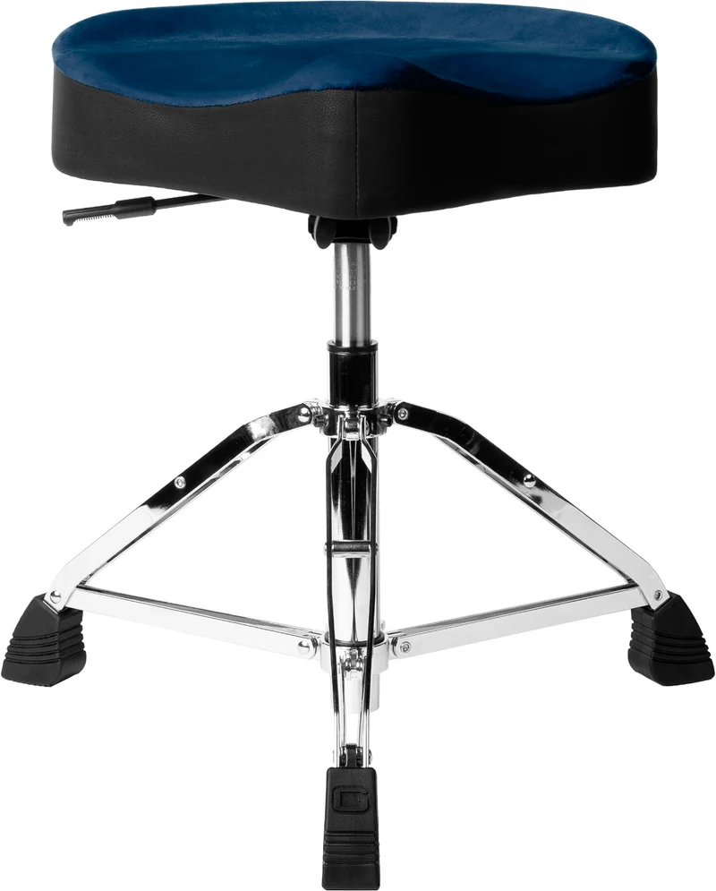 Siège de batterie réglage pneumatique bleu