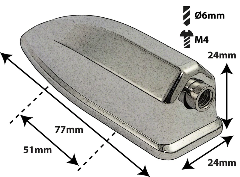 L15BD - Coquille Grosse Caisse - 51mm (X1)