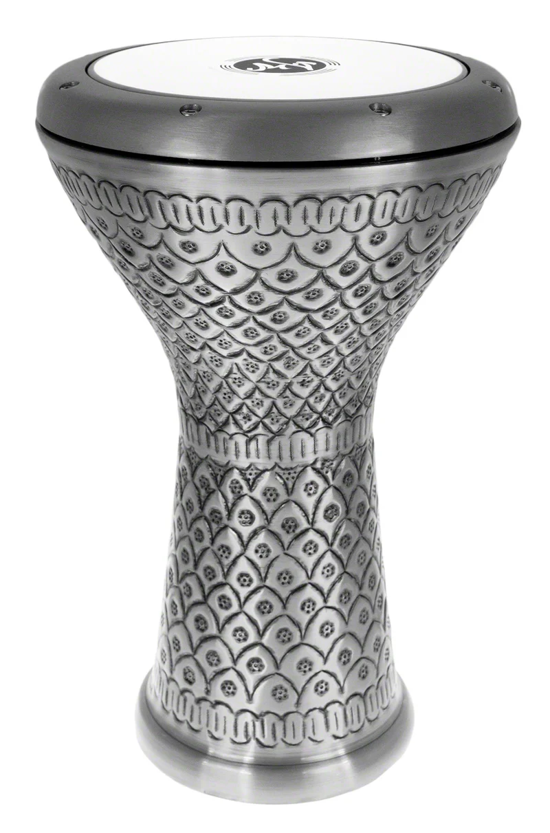 EA-a-esd - Darbouka Egypte Alu Ecailles - Noir