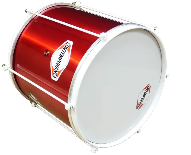 Surdo AXE 16" x 40cm - 6 tirants - Light - Rouge édition ALEGRIA